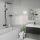 hansgrohe Vernis Shape Showerpipe 240 1jet mit Wannenthermostat, Mattschwarz