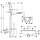 hansgrohe Raindance Select E Brausesystem Aufputz 120 3jet mit Ecostat Select Thermostat und Brausestange 65 cm, Chrom