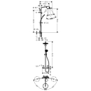 hansgrohe Raindance S Showerpipe 240 1jet EcoSmart mit...