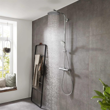 hansgrohe Crometta S Showerpipe 240 1jet mit Thermostat, Chrom