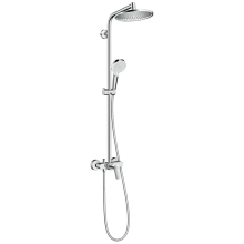 hansgrohe Crometta S Showerpipe 240 1jet mit Einhebelmischer, Chrom