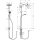 hansgrohe Crometta E Showerpipe 240 1jet EcoSmart Reno, Chrom