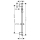 hansgrohe Unica Brausestange Varia 72 cm, Chrom