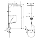 hansgrohe Raindance E Showerpipe 300 1jet mit...