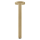 hansgrohe Deckenanschluss S 30 cm, Brushed Bronze