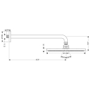 hansgrohe Raindance S Kopfbrause 300 1jet mit Brausearm...