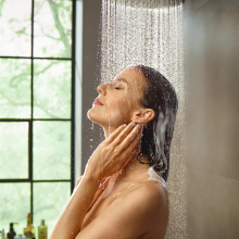 hansgrohe Raindance S Kopfbrause 240 1jet PowderRain, Mattschwarz