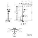 hansgrohe Raindance Select S Showerpipe 240 1jet...
