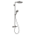 hansgrohe Raindance Select S Showerpipe 240 1jet PowderRain mit Thermostat, Brushed Black Chrome