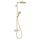 hansgrohe Raindance Select S Showerpipe 240 1jet PowderRain mit Thermostat, Polished Gold Optic