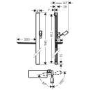 hansgrohe Unica Brausestange E 90 cm mit Isiflex...