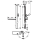 hansgrohe Unica Brausestange E 90 cm mit Isiflex Brauseschlauch 160 cm, Chrom