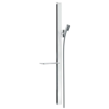 hansgrohe Unica Brausestange E 90 cm mit Isiflex Brauseschlauch 160 cm, Weiß/Chrom