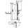 hansgrohe Unica Brausestange E 90 cm mit Isiflex Brauseschlauch 160 cm, Weiß/Chrom