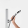 hansgrohe Raindance Select S Brauseset 120 3jet EcoSmart mit Brausestange 90 cm und Ablage, Chrom