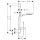 hansgrohe Raindance Select S Brauseset 120 3jet PowderRain mit Brausestange 65 cm und Seifenschale, Chrom