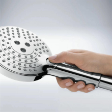 hansgrohe Raindance Select S Brauseset 120 3jet PowderRain mit Brausestange 90 cm, Chrom