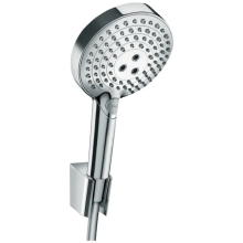 hansgrohe Raindance Select S Brausehalterset 120 3jet PowderRain mit Brauseschlauch 160 cm, Chrom