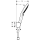 hansgrohe Raindance Select S Brausehalterset 120 3jet PowderRain mit Brauseschlauch 160 cm, Chrom