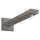 hansgrohe Brausearm E 39 cm mit rechteckigem Schaft, Brushed Black Chrome