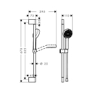 hansgrohe Activera Select S Brauseset 95 2jet EcoSmart+...