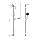 hansgrohe Activera Select S Brauseset 95 2jet EcoSmart...