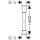 hansgrohe Isiflex Brauseschlauch 160 cm, Chrom