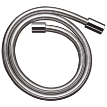 AXOR ShowerSolutions Metalleffekt Brauseschlauch 1,25 m mit zylindrischen Muttern, Chrom
