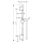 hansgrohe Unica Brausestange S Puro 90 cm mit Isiflex Brauseschlauch 160 cm, Brushed Gold Optic