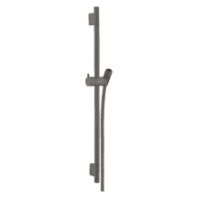 hansgrohe Unica Brausestange S Puro 65 cm mit Isiflex Brauseschlauch 160 cm, Brushed Black Chrome