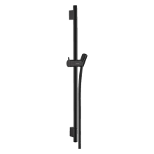 hansgrohe Unica Brausestange S Puro 65 cm mit Isiflex Brauseschlauch 160 cm, Mattschwarz
