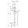 hansgrohe Unica Brausestange S Puro 65 cm mit Isiflex Brauseschlauch 160 cm, Mattschwarz