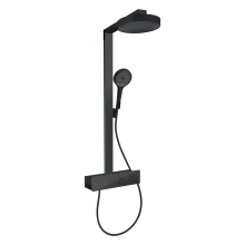 hansgrohe Rainfinity Showerpipe 250 1jet EcoSmart mit ShowerTablet 350, Mattschwarz