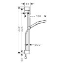 hansgrohe Rainfinity Brauseset 130 3jet mit Brausestange...
