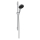 hansgrohe Rainfinity Brauseset 130 3jet EcoSmart mit Brausestange S Puro 65 cm, Push-Handbrausehalterung und Designflex Textilbrauseschlauch 160 cm, Chrom