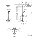 hansgrohe Raindance S Showerpipe 240 1jet PowderRain...