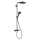 hansgrohe Raindance S Showerpipe 240 1jet PowderRain EcoSmart mit Thermostat, Mattschwarz