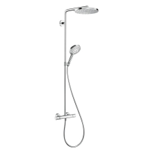 hansgrohe Raindance S Showerpipe 240 1jet PowderRain EcoSmart+ mit Thermostat, Chrom