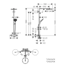 hansgrohe Raindance S Showerpipe 240 1jet PowderRain...
