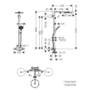 hansgrohe Raindance S Showerpipe 240 1jet PowderRain...