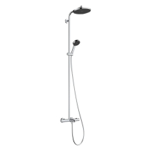 hansgrohe Activera S Showerpipe 240 1jet EcoSmart mit Wannenthermostat Ecostat Fine, Chrom
