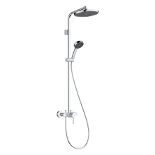 hansgrohe Activera S Showerpipe 240 1jet EcoSmart mit Einhebelmischer Varia, Chrom