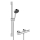 hansgrohe Activera Select S Brausesystem Aufputz 95 2jet EcoSmart mit Ecostat Fine und Brausestange 65 cm, Chrom