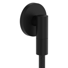 hansgrohe FixFit Fine S Wandanschluss mit Rückflussverhinderer, Mattschwarz
