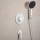 hansgrohe FixFit Fine S Wandanschluss mit Rückflussverhinderer, Mattweiß