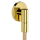 hansgrohe FixFit Fine S Wandanschluss mit Rückflussverhinderer, Polished Gold Optic