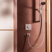 hansgrohe FixFit Fine E Wandanschluss mit Rückflussverhinderer, Chrom