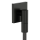 hansgrohe FixFit Fine E Wandanschluss mit Rückflussverhinderer, Brushed Black Chrome