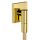 hansgrohe FixFit Fine E Wandanschluss mit Rückflussverhinderer, Polished Gold Optic