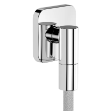 hansgrohe FixFit Fine Q Wandanschluss mit Rückflussverhinderer, Chrom